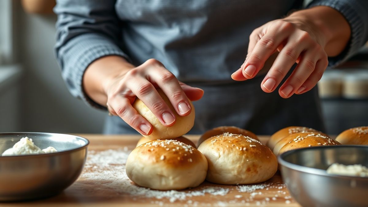 Mãos em ação no passo mais importante do preparo