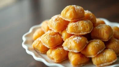 Bolinhas de cocada tradicional com textura perfeita, crocante por fora e macia por dentro, prontas para servir.