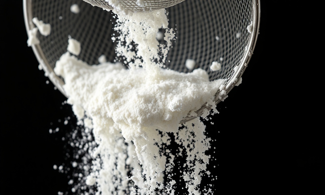 Farinha De Coco Caseira Em 45 Min: Simples E Econômica 6 Textura solta e fina da farinha de coco após ser peneirada.