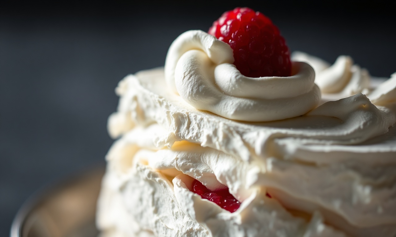 Close-up da textura contrastante: casca crocante e interior macio tipo marshmallow.
