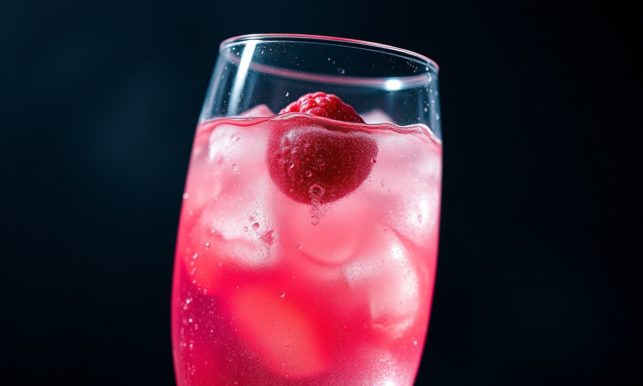 Close-up da textura do drink finalizado