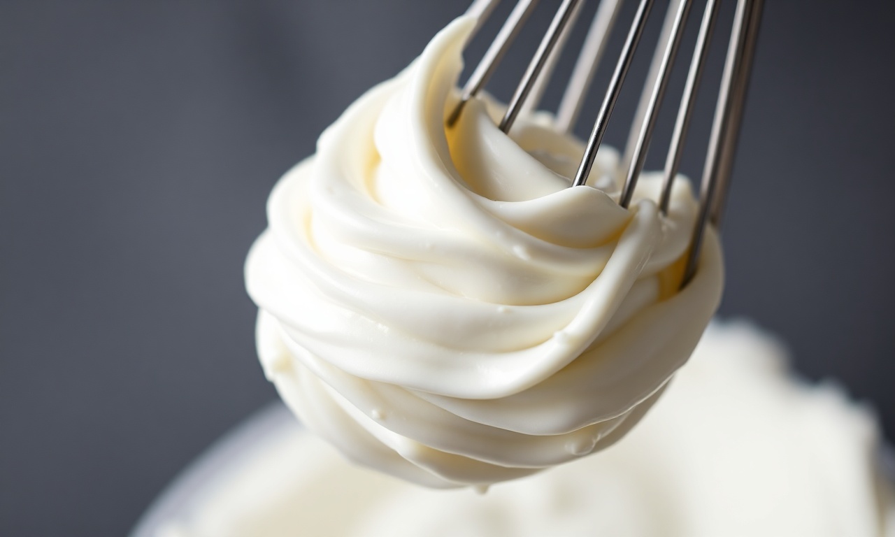 Chantilly Talhou: Como Salvar Em 5 Min (Guia Definitivo) 5 Close-up da textura perfeita do chantilly reemulsionado, com picos firmes.