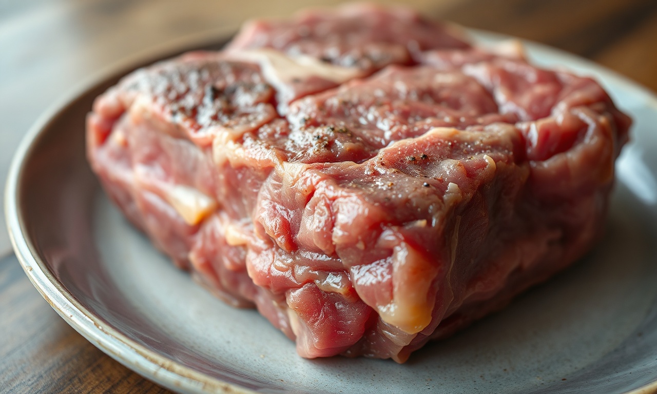 Carne Congelada Por 2 Anos: Riscos E Como Avaliar A Qualidade 5 Close-up da textura de uma carne que ficou muito tempo congelada