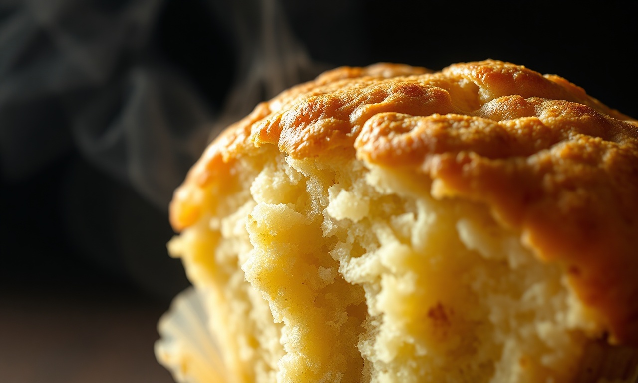Muffin De Baunilha Fofinho Em 30 Min: Receita Fácil E Infalível 6 Close-up da textura macia e fofa do miolo