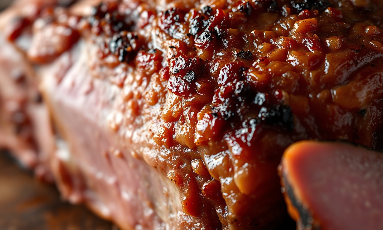 Quanto Tempo Assar Pernil No Forno: Receita Macia E Crocante 5 Close-up da casca crocante e da carne macia.