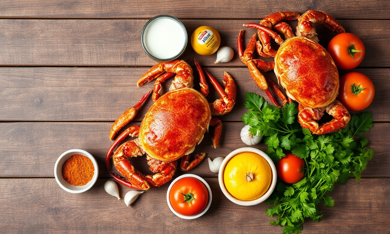Vista de cima dos ingredientes organizados