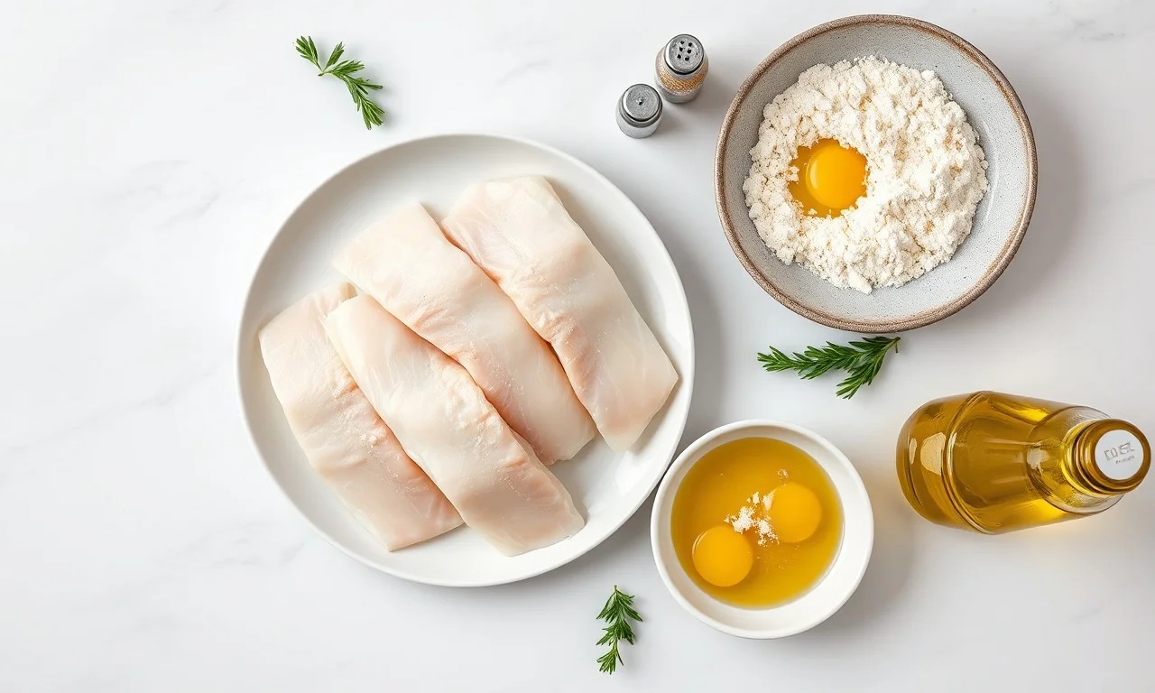 Vista de cima dos ingredientes organizados