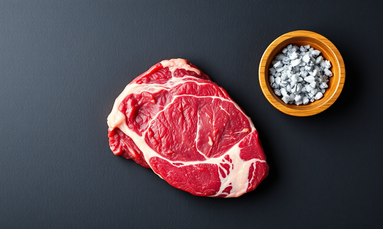Vista de cima dos dois ingredientes essenciais para a receita.