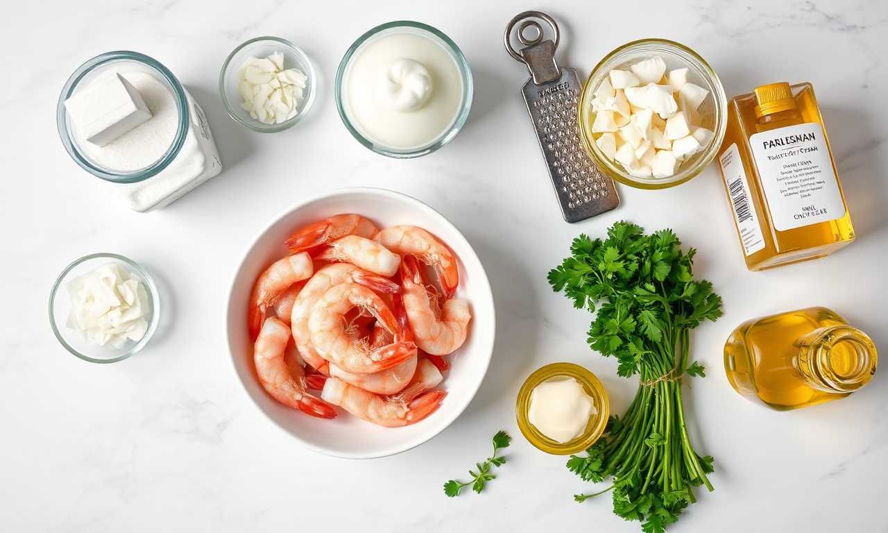 Vista de cima dos ingredientes frescos organizados sobre superfície de mármore
