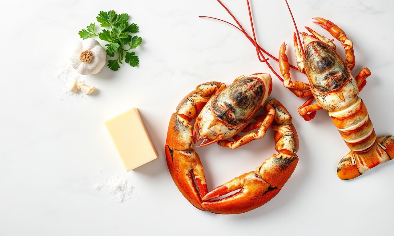Vista de cima dos ingredientes frescos e simples para a receita.