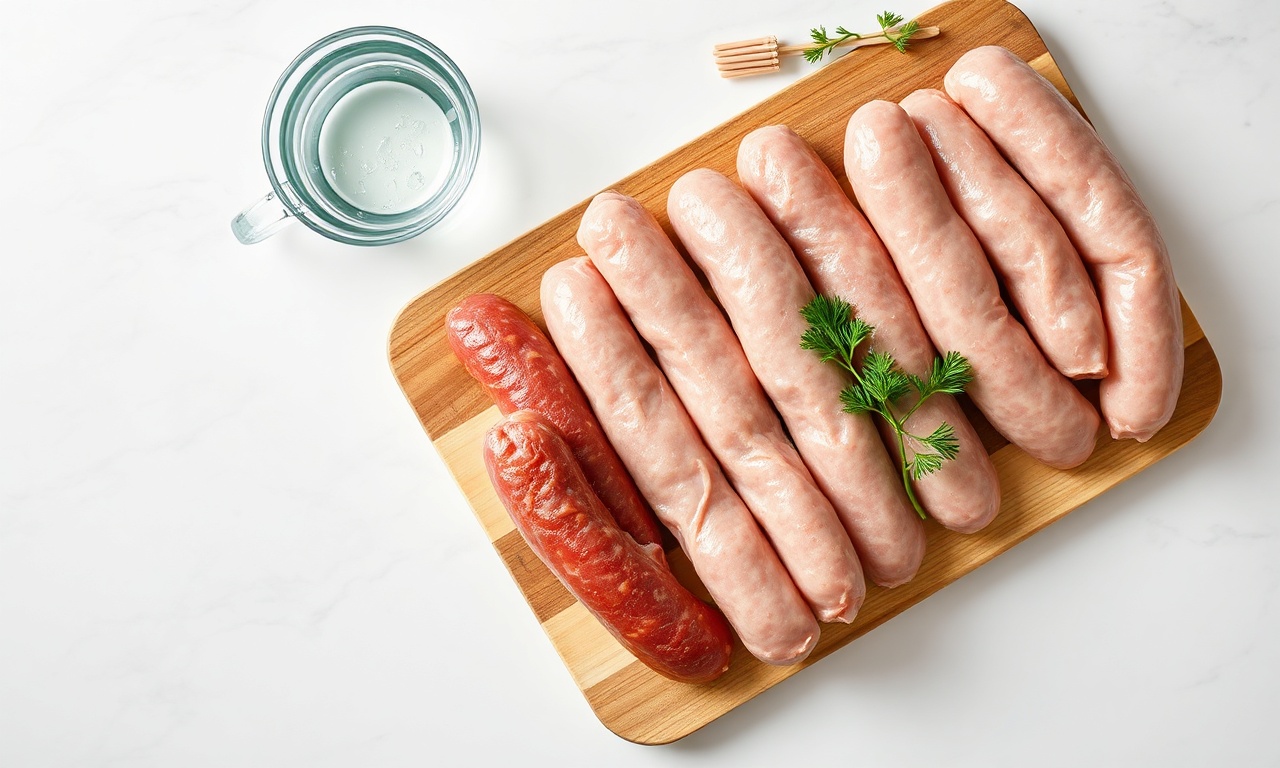 Vista de cima dos ingredientes organizados