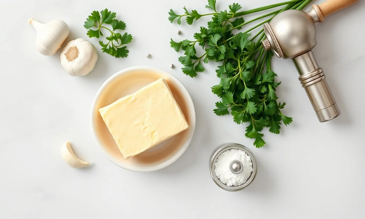 Vista de cima dos ingredientes simples e frescos