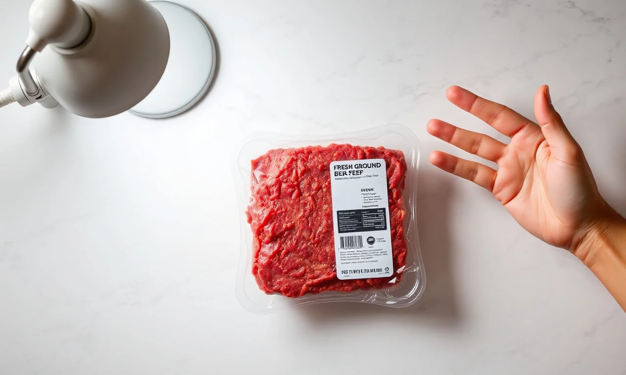 Carne Moída Estragada: 5 Sinais Infalíveis Para Não Errar 4 Vista de cima dos