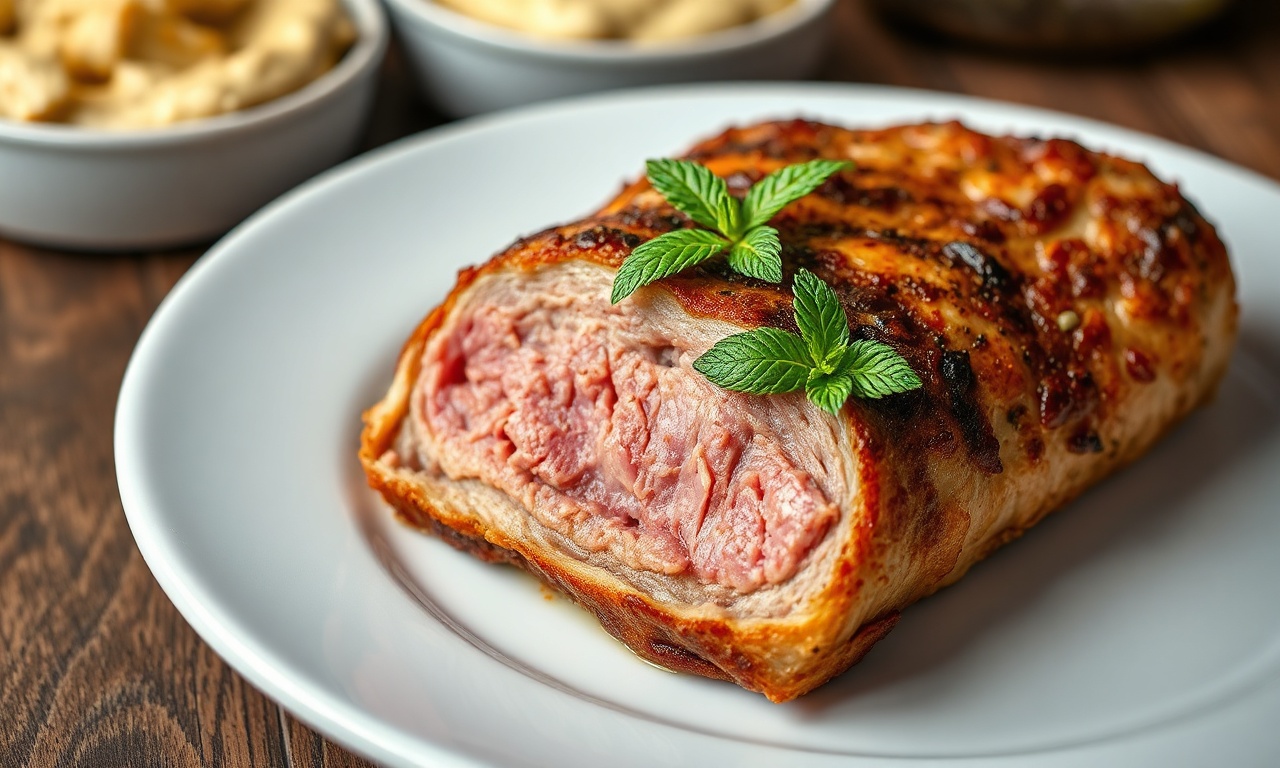Kafta No Forno: Receita Fácil E Suculenta Passo A Passo 3 A receita finalizada, com fatias de kafta macia e dourada, pronta para servir.