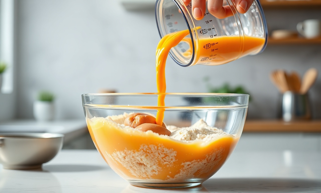 O momento de bater os ingredientes no liquidificador.