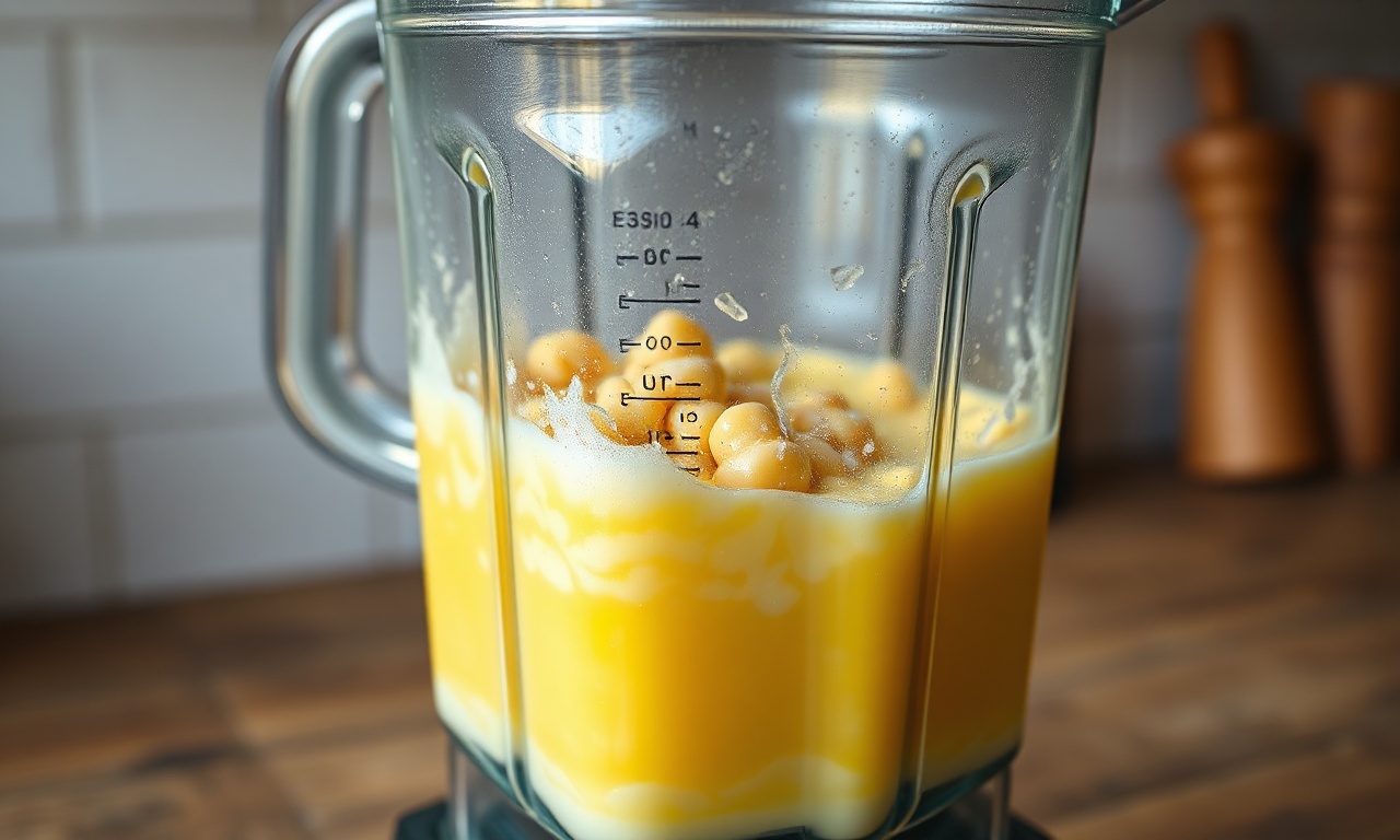 Bolo De Milho Cremoso De Liquidificador: Fofinho Em 50 Min 5 Momento de bater o milho fresco com os líquidos no liquidificador.