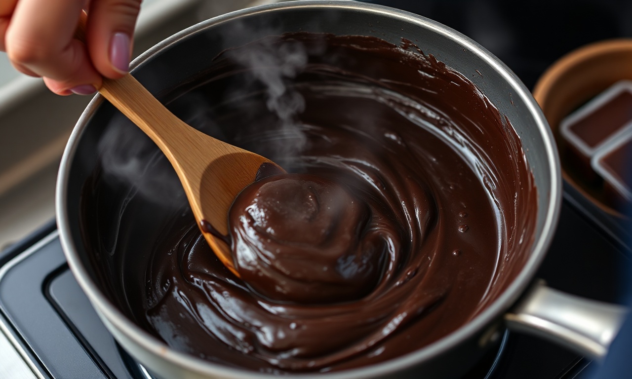 Doces Para Vender: 5 Receitas Lucrativas E Fáceis 5 Massa de brigadeiro sendo mexida na panela antiaderente