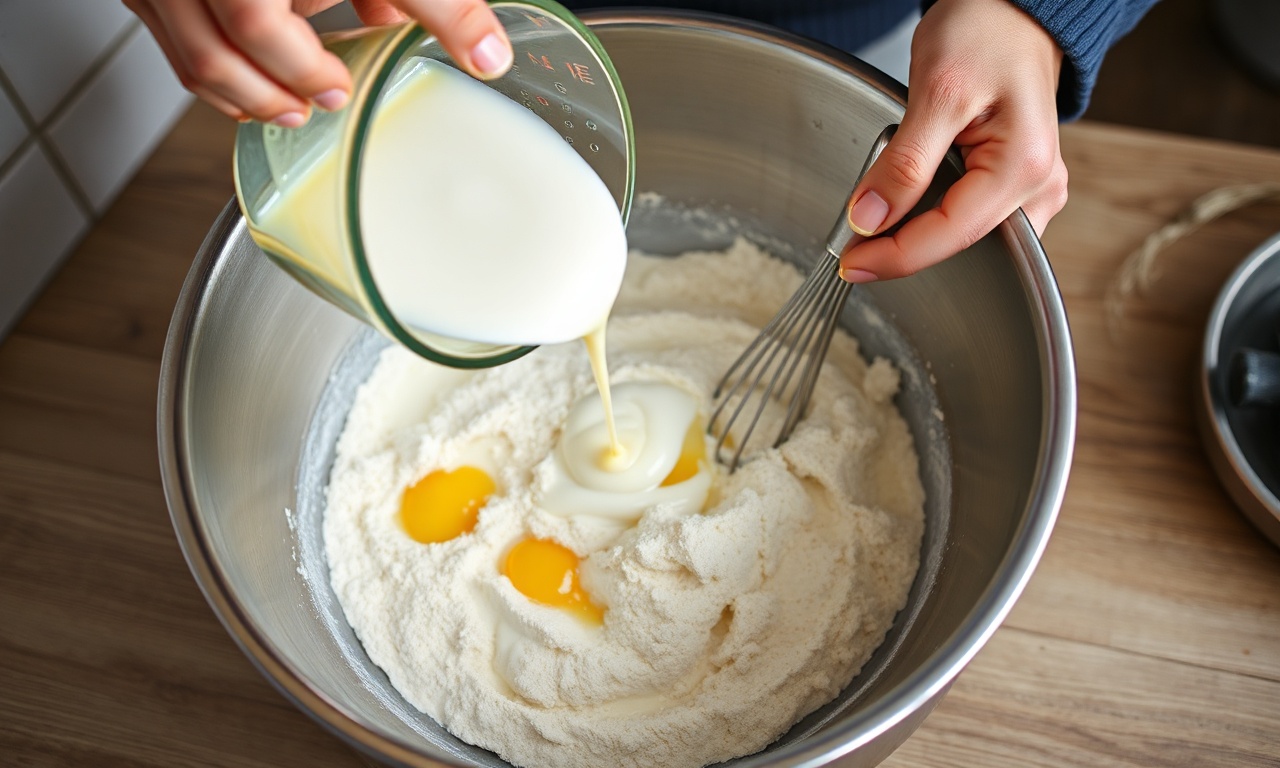 Muffin De Baunilha Fofinho Em 30 Min: Receita Fácil E Infalível 5 Misturando os ingredientes secos e líquidos