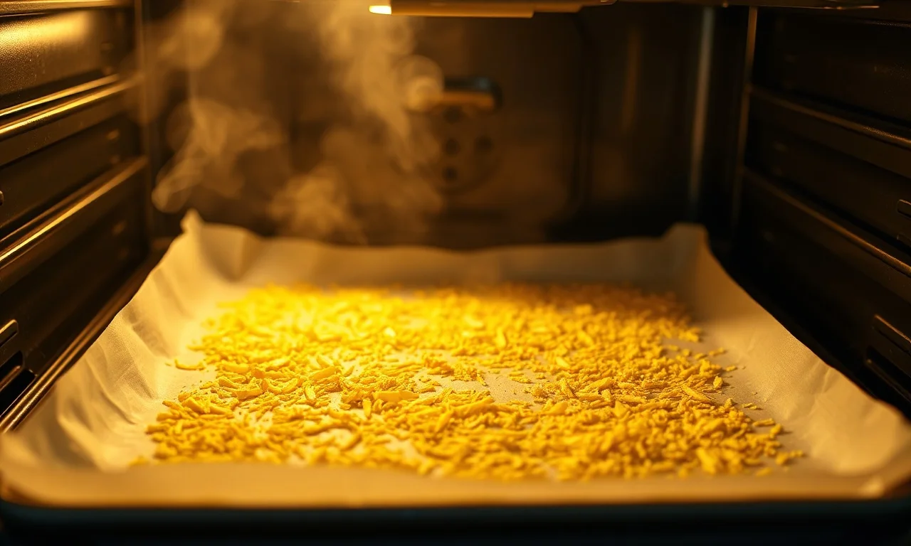 Raspas de limão sendo secas no forno em uma assadeira.