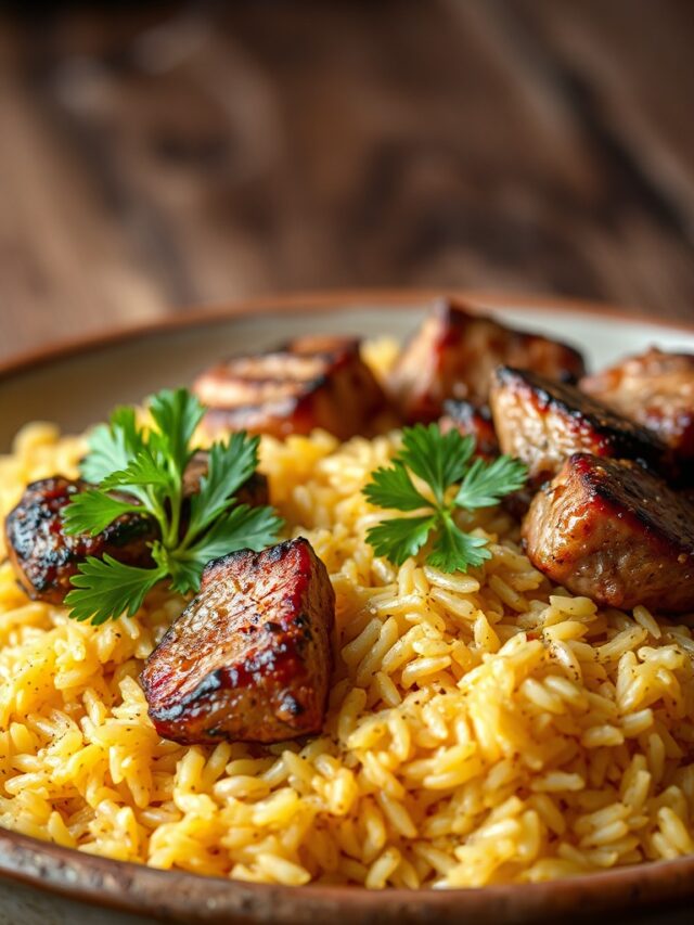 Arroz Carreteiro com Sobra de Churrasco: Fácil e Saboroso