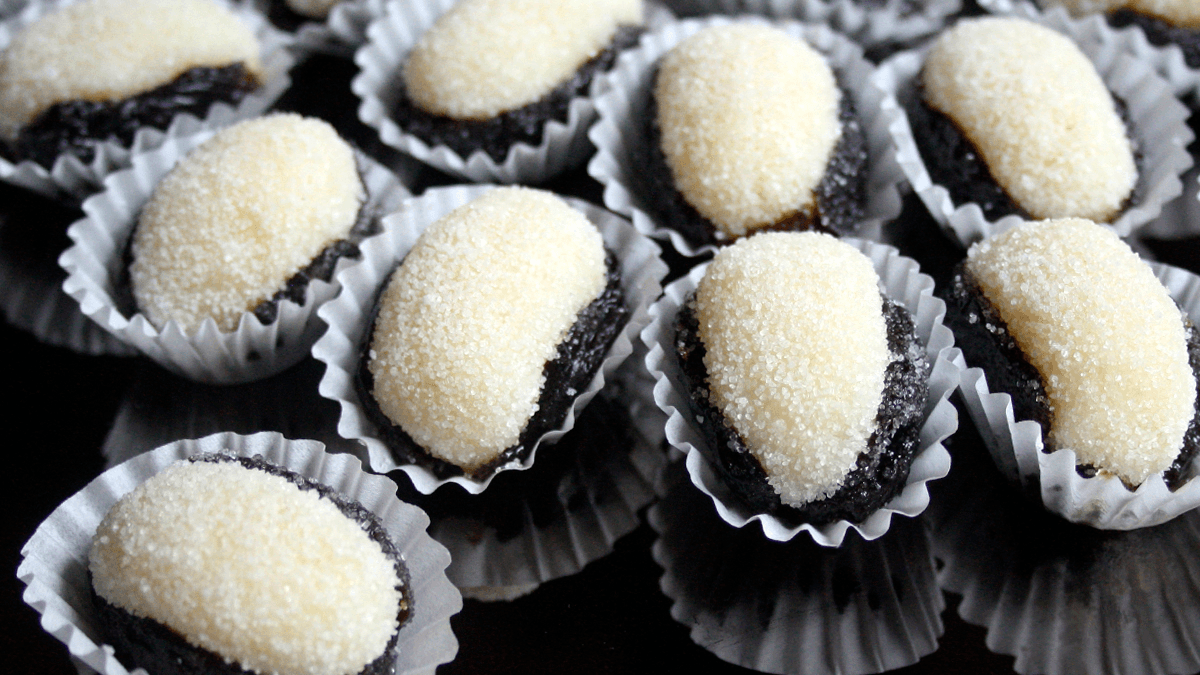 Deliciosos doces Olho de Sogra Recipe, perfeitos para sua festa.