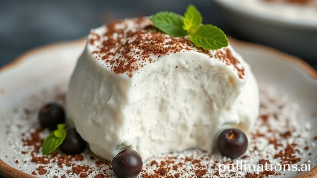 Várias unidades de Maria-Mole caseira branca, polvilhada com coco ralado, arranjadas em um prato branco sobre fundo claro.