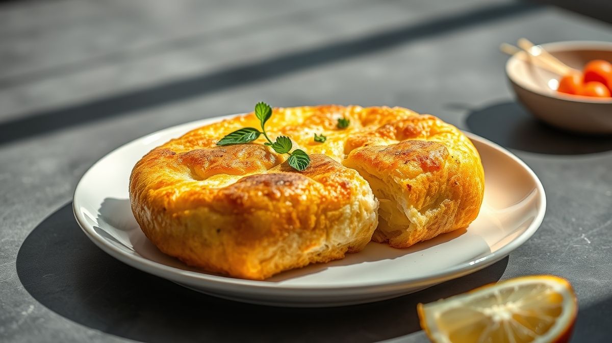 Prato de pães de queijo fit dourados, servidos quentinhos em um cesto rústico com guardanapo