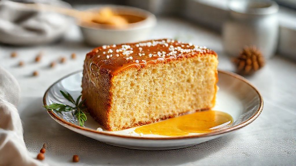 Pedaços de pão de mel menos doce prontos, cobertos com chocolate meio amargo e dispostos em um prato elegante