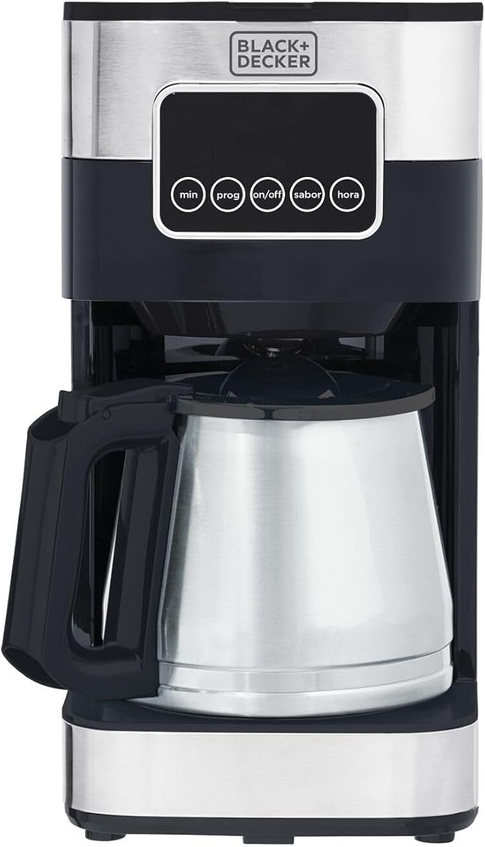 Cafeteira Black Decker com jarra de inox