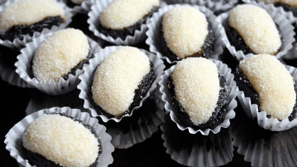 Deliciosos doces Olho de Sogra Recipe, perfeitos para sua festa.