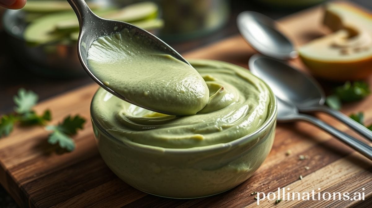 Close-up do processo de preparo do creme de milho verde, mostrando milho fresco sendo cortado na espiga sobre tábua de madeira, com utensílios de cozinha ao fundo, imagem detalhada e iluminada