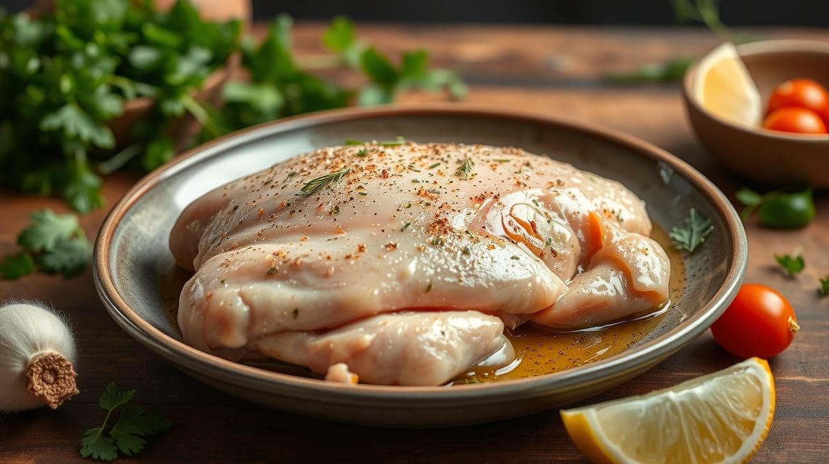preparo do frango desfiado com cenoura ralada em panela, ingredientes frescos ao lado, cozinha aconchegante, estilo claro e convidativo