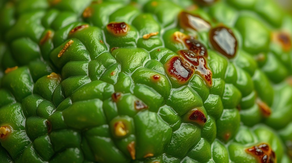 Close da mandioca temperada grelhada, mostrando textura dourada e temperos como alho, páprica e cheiro-verde, em estilo fotográfico atraente